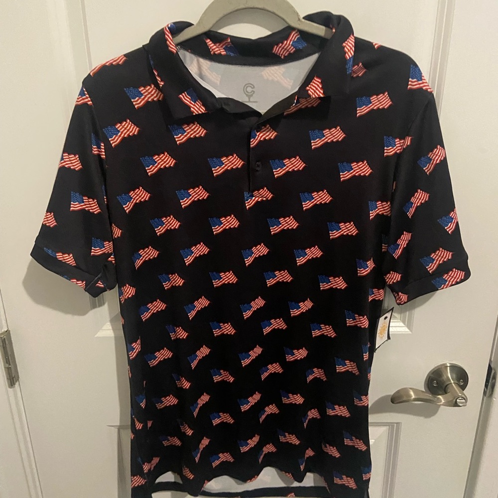 American Flag Polo